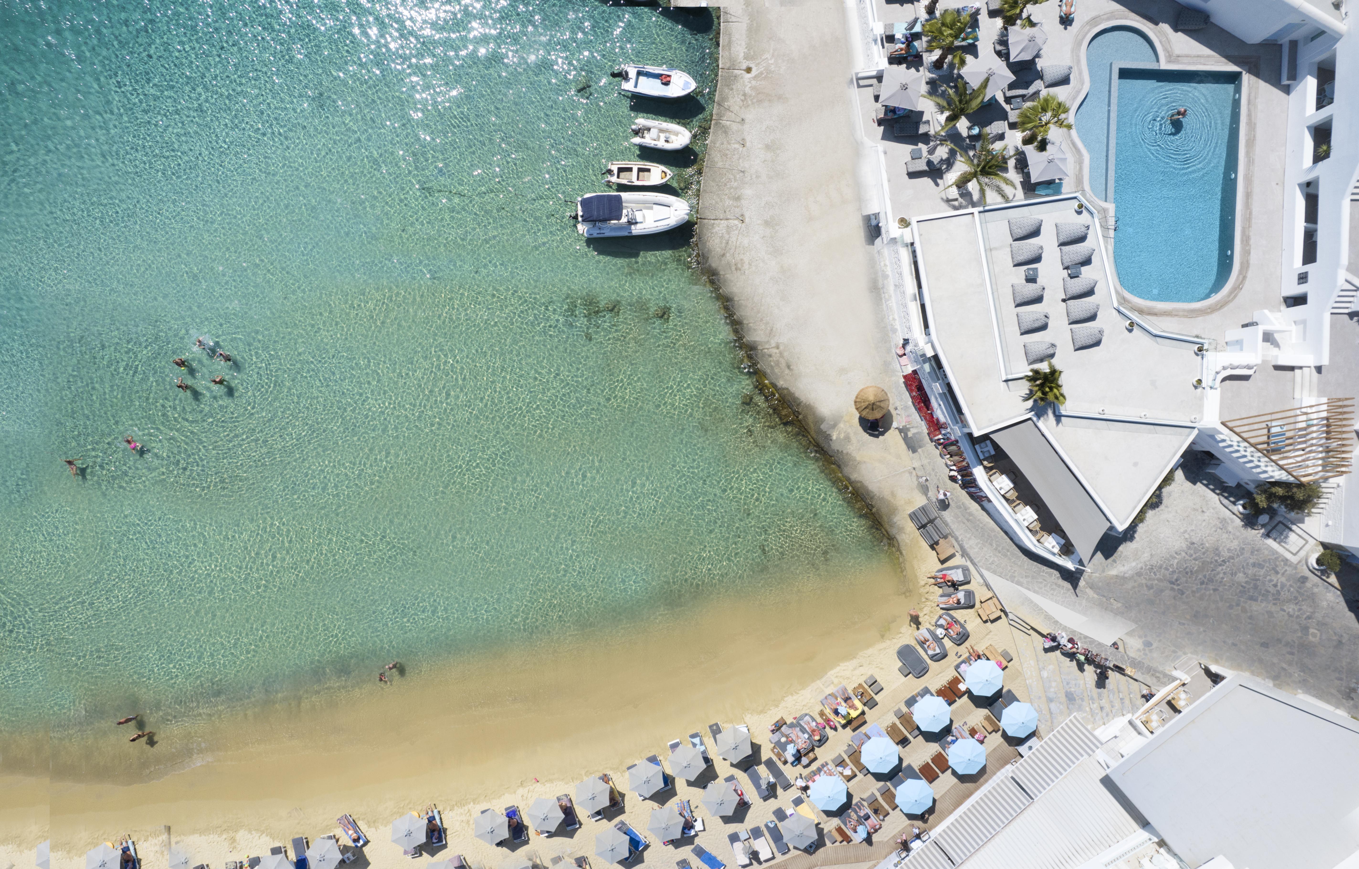 Petinos Beach Hotel Platis Yialos Extérieur photo